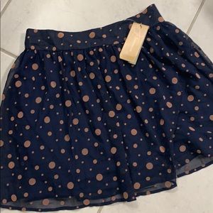 NEW navy mini skirt